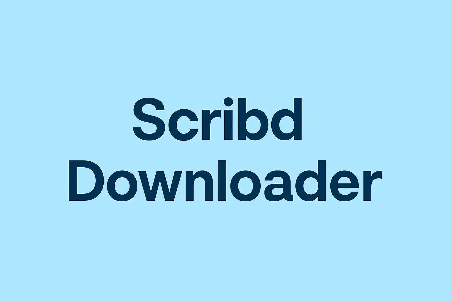 Scribd Downloader Free 2026
